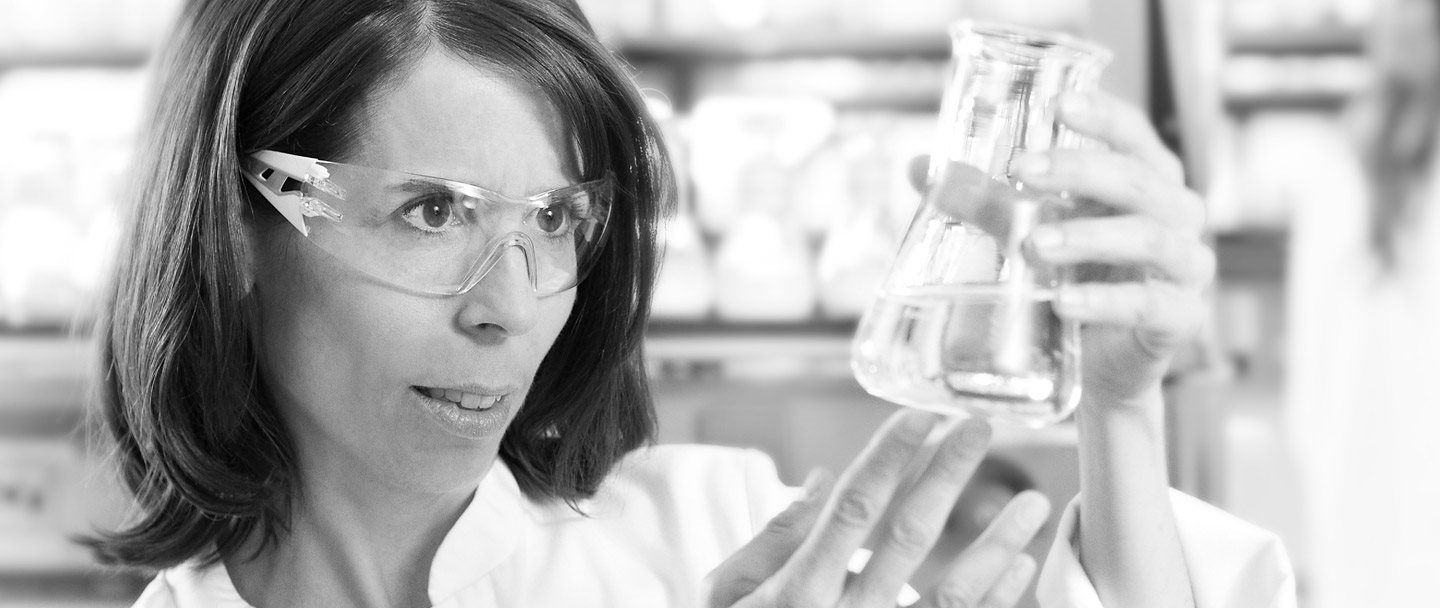 Científico en el laboratorio
