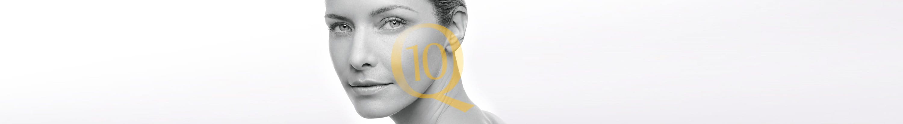 Mujer con piel facial sensible